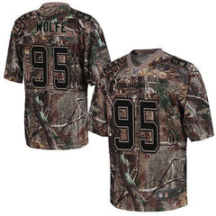 Broncos #95 Derek Wolfe Camo Men's Stitched NFL Realtree Elite Jersey 