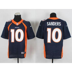 Broncos #10 Emmanuel Sanders Navy Blue Alternate Men's Stitched NFL New Elite Jersey 