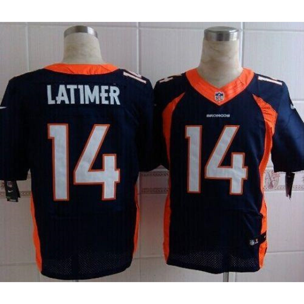 Broncos #14 Cody Latimer Navy Blue Alternate Men's Stitched NFL New Elite Jersey 