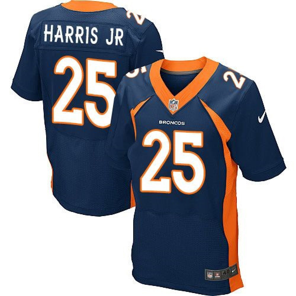 Broncos #25 Chris Harris Jr Navy Blue Alternate Men's Stitched NFL New Elite Jersey 