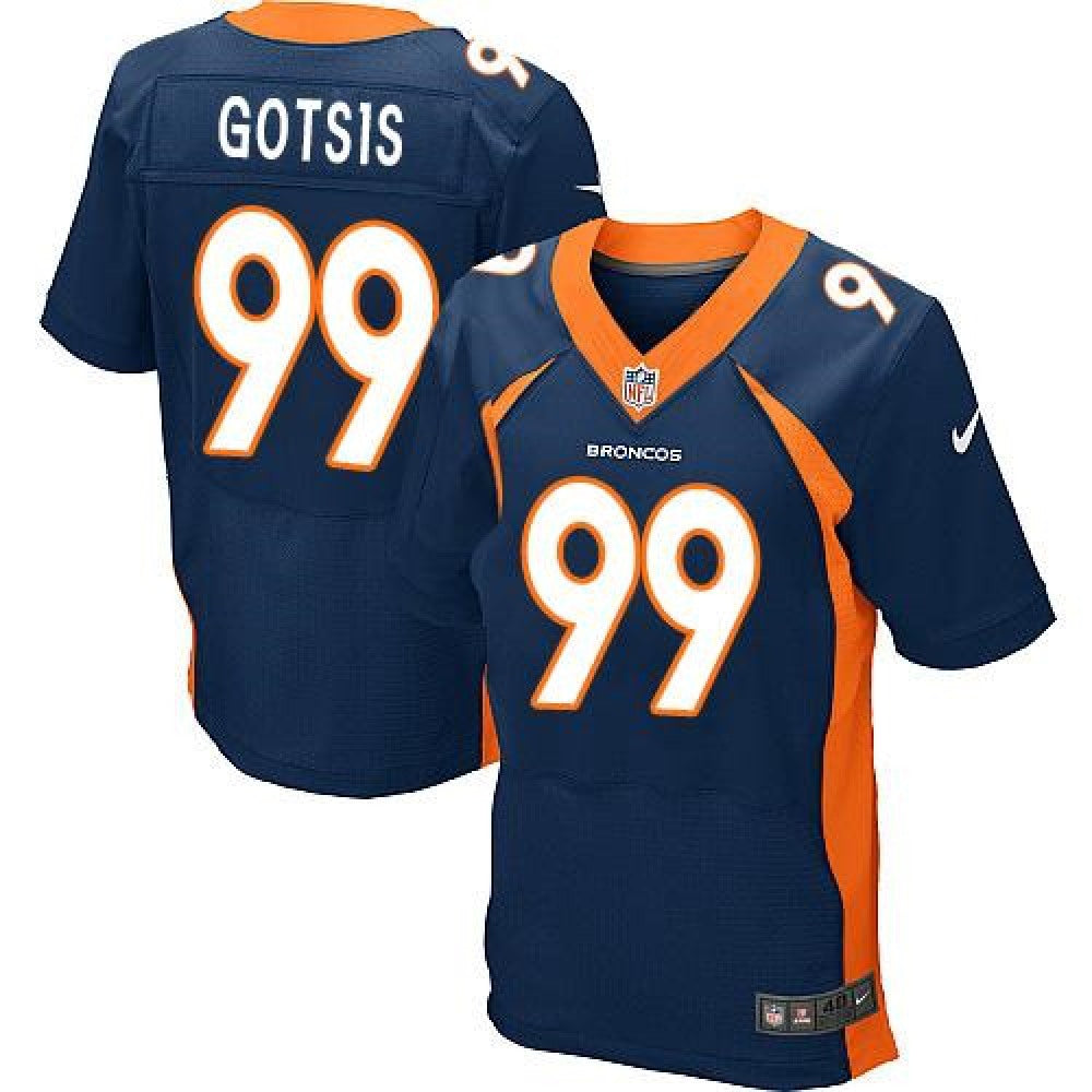Broncos #99 Adam Gotsis Navy Blue Alternate Men's Stitched NFL New Elite Jersey 