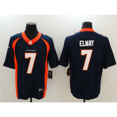 Men's Denver Broncos #7 John Elway Navy Vapor Untouchable Player Limited Jersey 