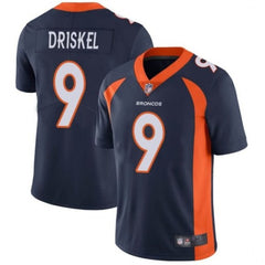 Men's Denver Broncos #9 Jeff Driskel Navy Vapor Untouchable Limited Stitched Jersey 