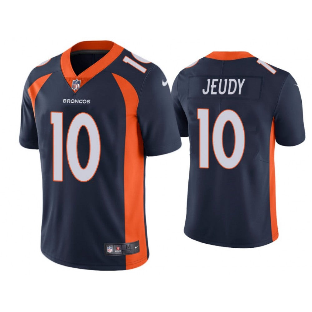Men's Denver Broncos #10 Jerry Jeudy Navy 2019 Vapor Untouchable Stitched Jersey 
