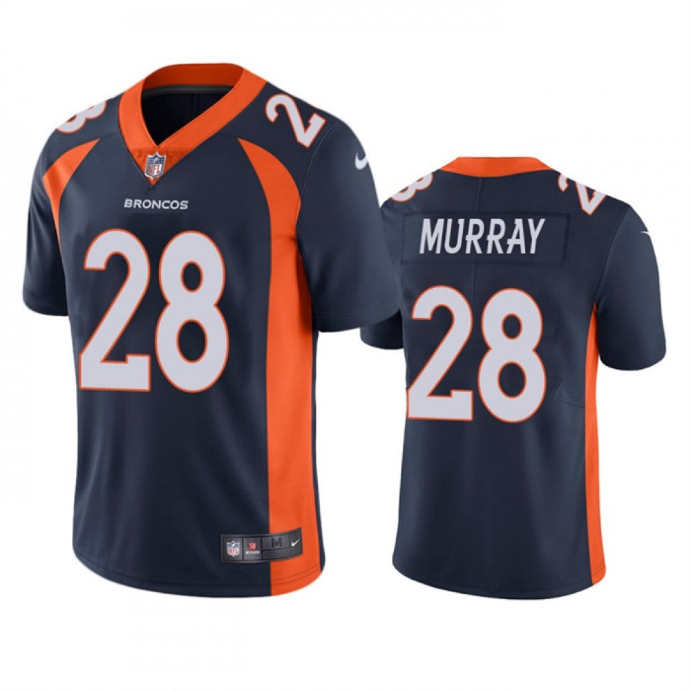 Men's Denver Broncos #28 Latavius Murray Navy Vapor Untouchable Stitched Jersey 