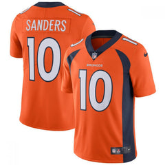 Men's Denver Broncos #10 Emmanuel Sanders Orange Vapor Untouchable Limited Stitched NFL Jersey 