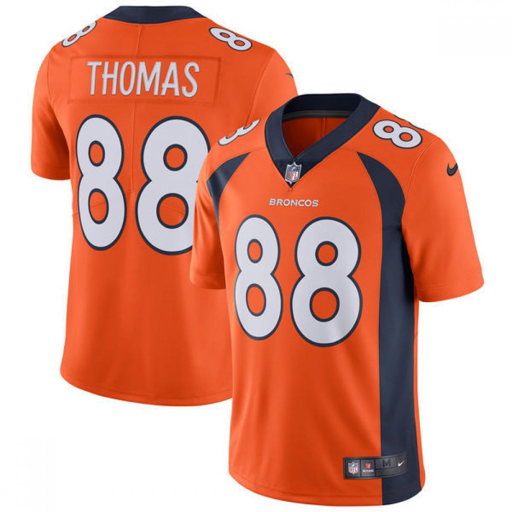 Men's Denver Broncos #88 Demaryius Thomas Orange Vapor Untouchable Limited Stitched NFL Jersey 