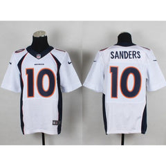 Broncos #10 Emmanuel Sanders White Men's Stitched NFL New Elite Jersey 