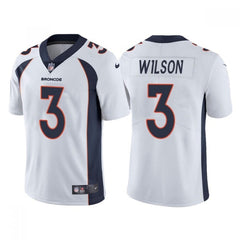 Men's Denver Broncos #3 Russell Wilson White Vapor Untouchable Limited Stitched Jersey 