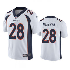 Men's Denver Broncos #28 Latavius Murray White Vapor Untouchable Stitched Jersey 
