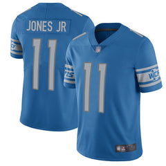 Men's Detroit Lions #11 Marvin Jones Jr. Blue Vapor Untouchable Limited Stitched NFL Jersey 