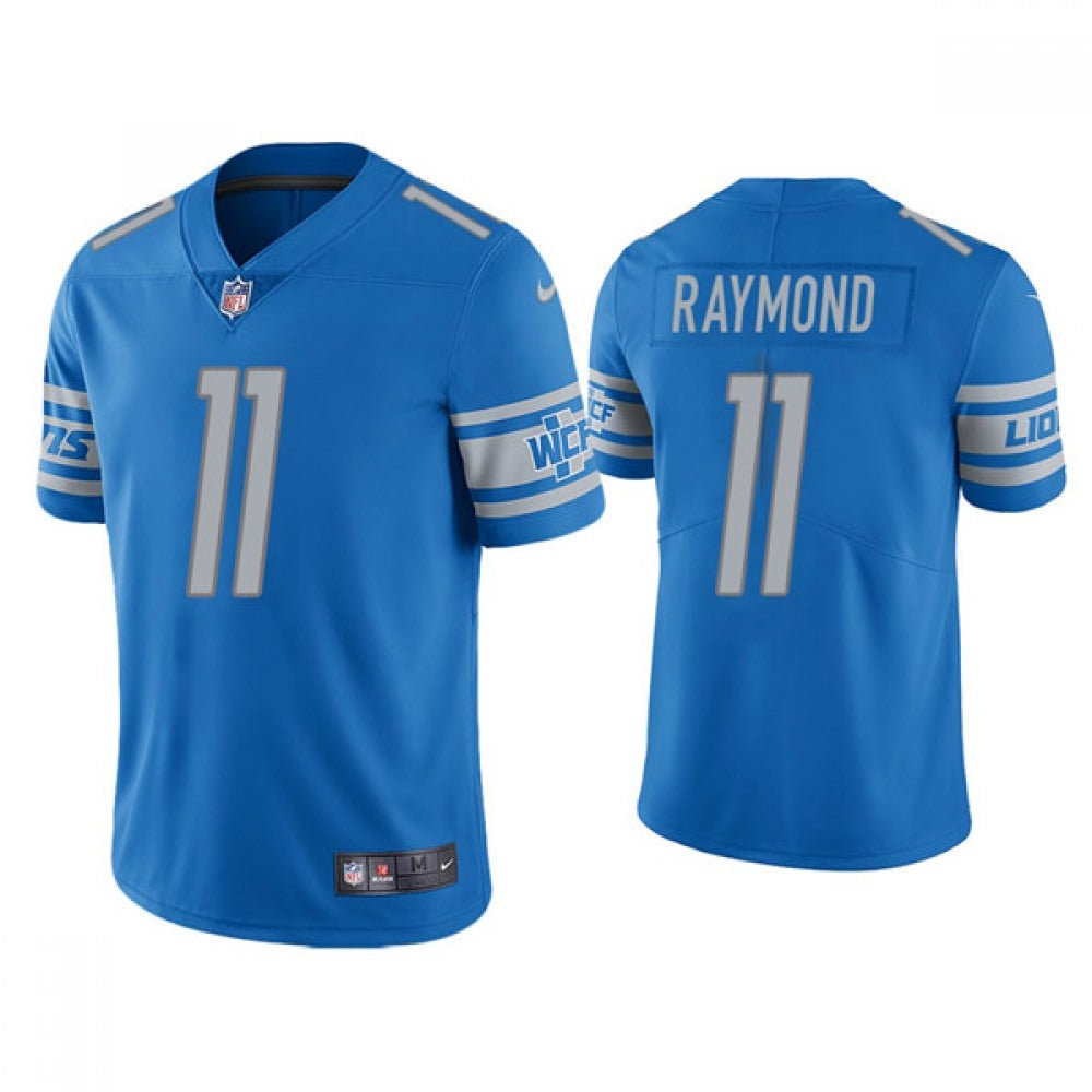 Men's Detroit Lions #11 Kalif Raymond Blue Vapor Untouchable Limited Stitched Jersey 