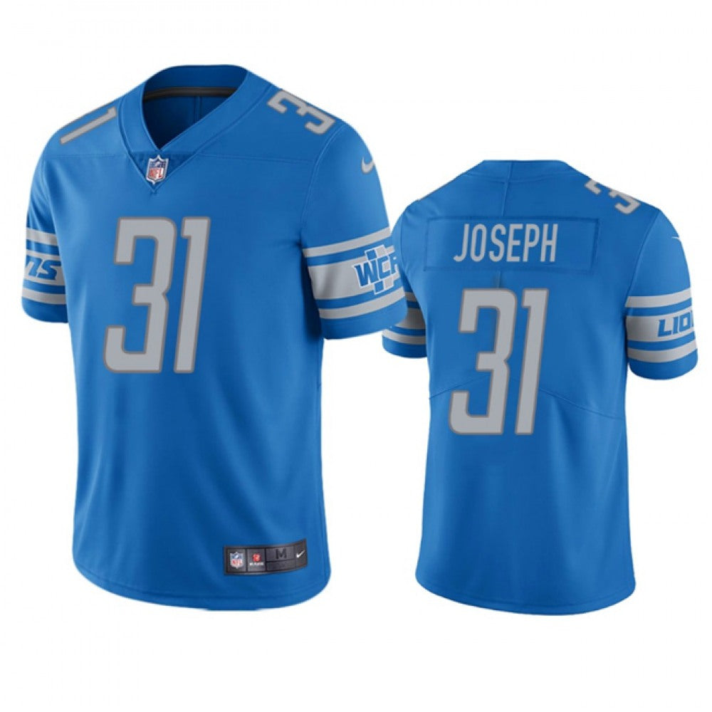 Men's Detroit Lions #31 Kerby Joseph Blue Vapor Untouchable Limited Stitched Jersey 