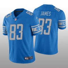 Men's Detroit Lions #83 Jesse James Blue Vapor Untouchable Limited Stitched NFL Jersey 