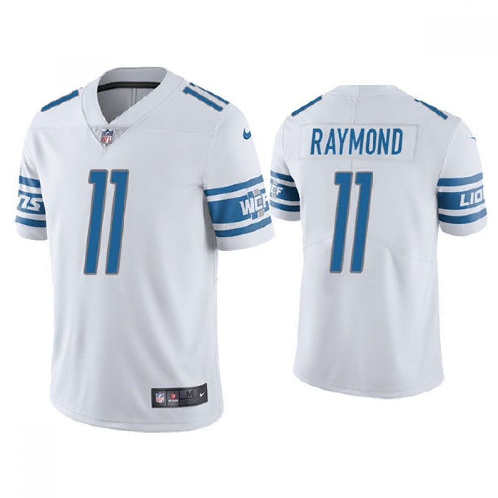 Men's Detroit Lions #11 Kalif Raymond White Vapor Untouchable Limited Stitched Jersey 