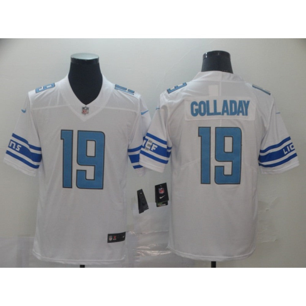Men's Detroit Lions #19 Kenny Golladay White Vapor Untouchable Limited Stitched NFL Jersey 