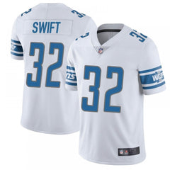 Men's Detroit Lions #32 D'Andre Swift White Vapor Untouchable Limited Stitched NFL Jersey 