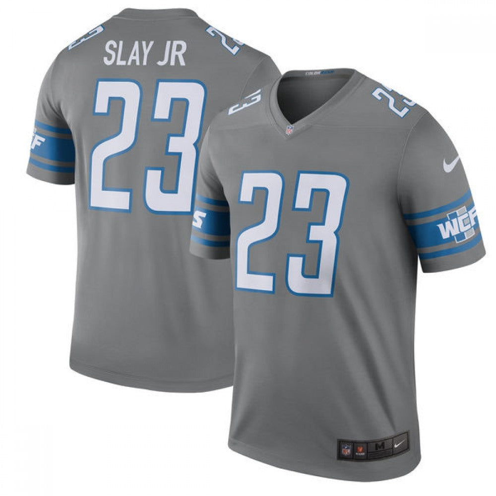 Men's Detroit Lions #23 Darius Slay JR 2017 Color Rush Limited Legend NFL Jersey 
