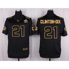 Packers #21 Ha Ha Clinton-Dix Black Men's Stitched NFL Elite Pro Line Gold Collection Jersey 