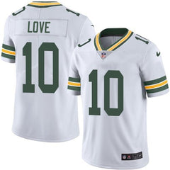 Men's Green Bay Packers #10 Jordan Love White Stitched Jersey 