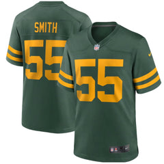 Men's Green Bay Packers #55 Za'Darius Smith 2021 Green Stitched Football Jersey 