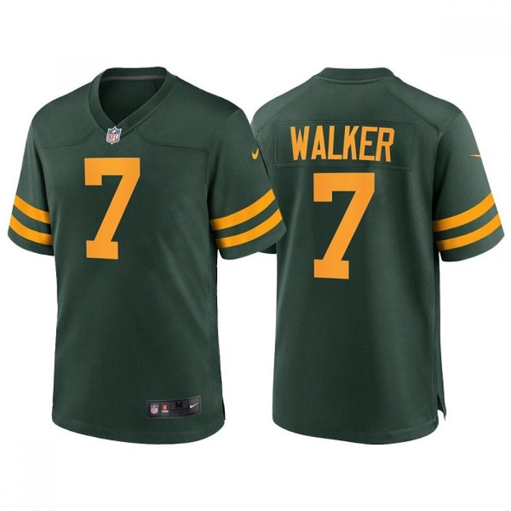 Men's Green Bay Packers #7 Quay Walker Green Stitched Football Jersey 