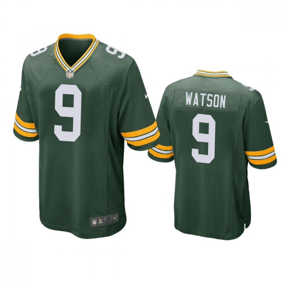Men's Green Bay Packers #9 Christian Watson Green Stitched Football Jersey 