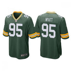 Men's Green Bay Packers #95 Devonte Wyatt Green Stitched Football Jersey 