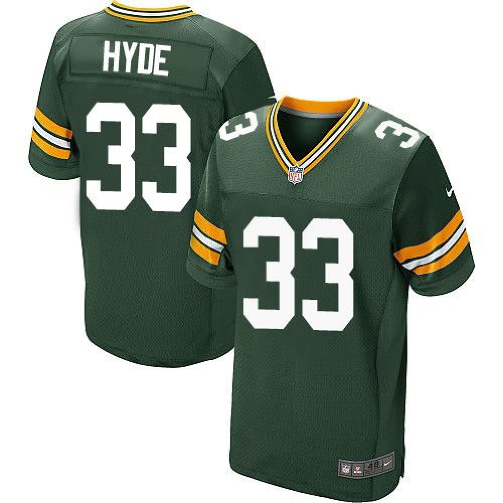 Packers #33 Micah Hyde Green Team Color Men's Stitched NFL Elite Jersey 