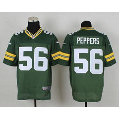 Packers #56 Julius Peppers Green Team Color Men's Stitched NFL Elite Jersey 