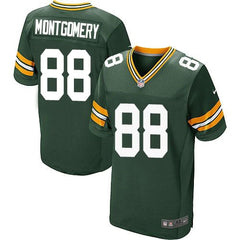 Packers #88 Ty Montgomery Green Team Color Men's Stitched NFL Elite Jersey 