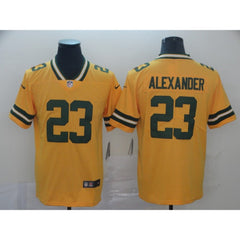 Men's Green Bay Packers #23 Jaire Alexander Gold Inverted Legend Stitched NFL Jersey 