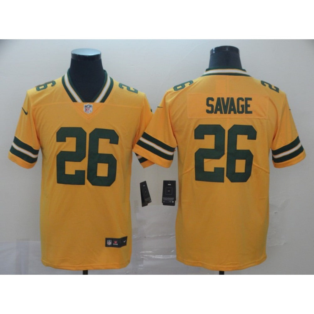 Men's Green Bay Packers #26 Darnell Savage Gold Inverted Legend Stitched NFL Jersey 