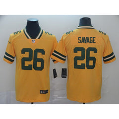 Men's Green Bay Packers #26 Darnell Savage Gold Inverted Legend Stitched NFL Jersey 