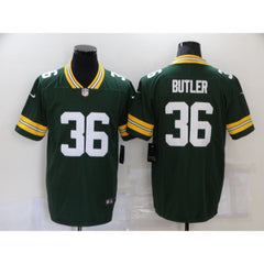 Men's Green Bay Packers #36 Leroy Butler 2021 Green Legend Stitched Football Jersey 