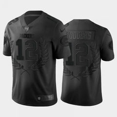 Men's Green Bay Packers #12 Aaron Rodgers Black Special Edition Limited Stitched Jersey 