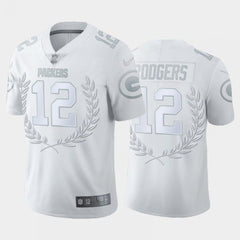 Men's Green Bay Packers #12 Aaron Rodgers White Special Edition Limited Stitched Jersey 