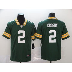 Men's Green Bay Packers #2 Mason Crosby Green Vapor Untouchable Limited Stitched NFL Jersey 