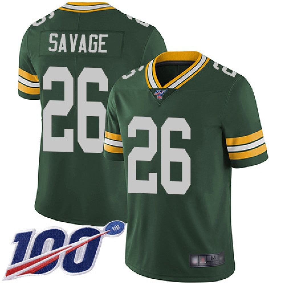 Men's Green Bay Packers #26 Darnell Savage 2019 Green 100th Season Vapor Untouchable Limited Stitched NFL Jersey 