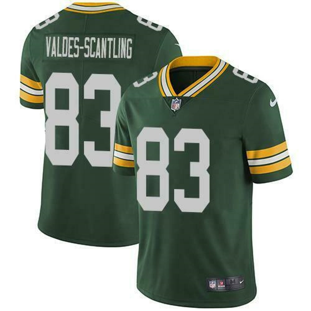 Men's Green Bay Packers #83 Marquez Valdes-Scantling Green Vapor Untouchable Limited Stitched Jersey 