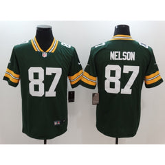 Men's Green Bay Packers #87 Jordy Nelson Green Vapor Untouchable Player Limited Jersey 