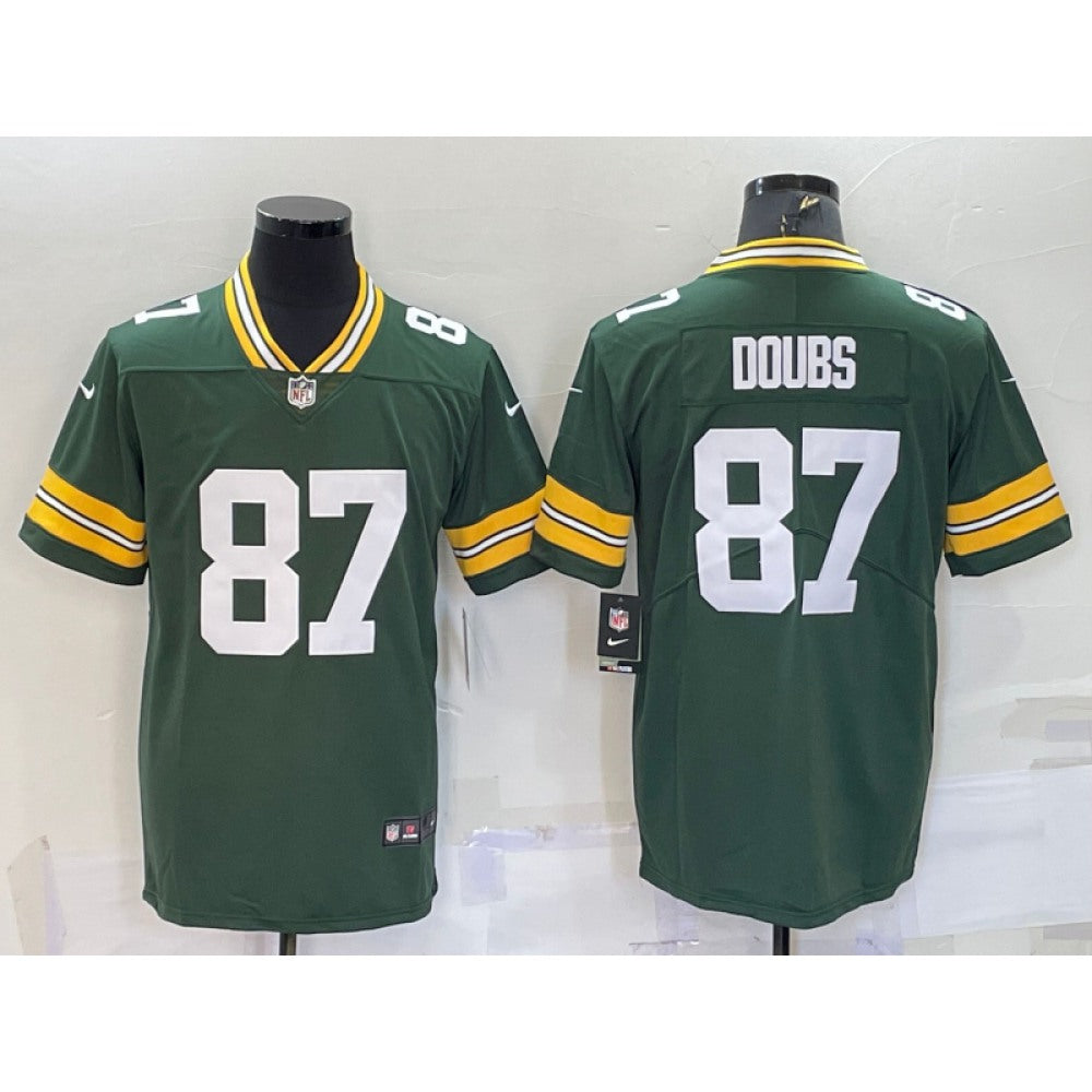 Men's Green Bay Packers #87 Romeo Doubs Green Vapor Untouchable Limited Stitched Jersey 