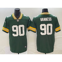 Men's Green Bay Packers #90 Lukas Van Ness Green Vapor Untouchable Limited Stitched Jersey 