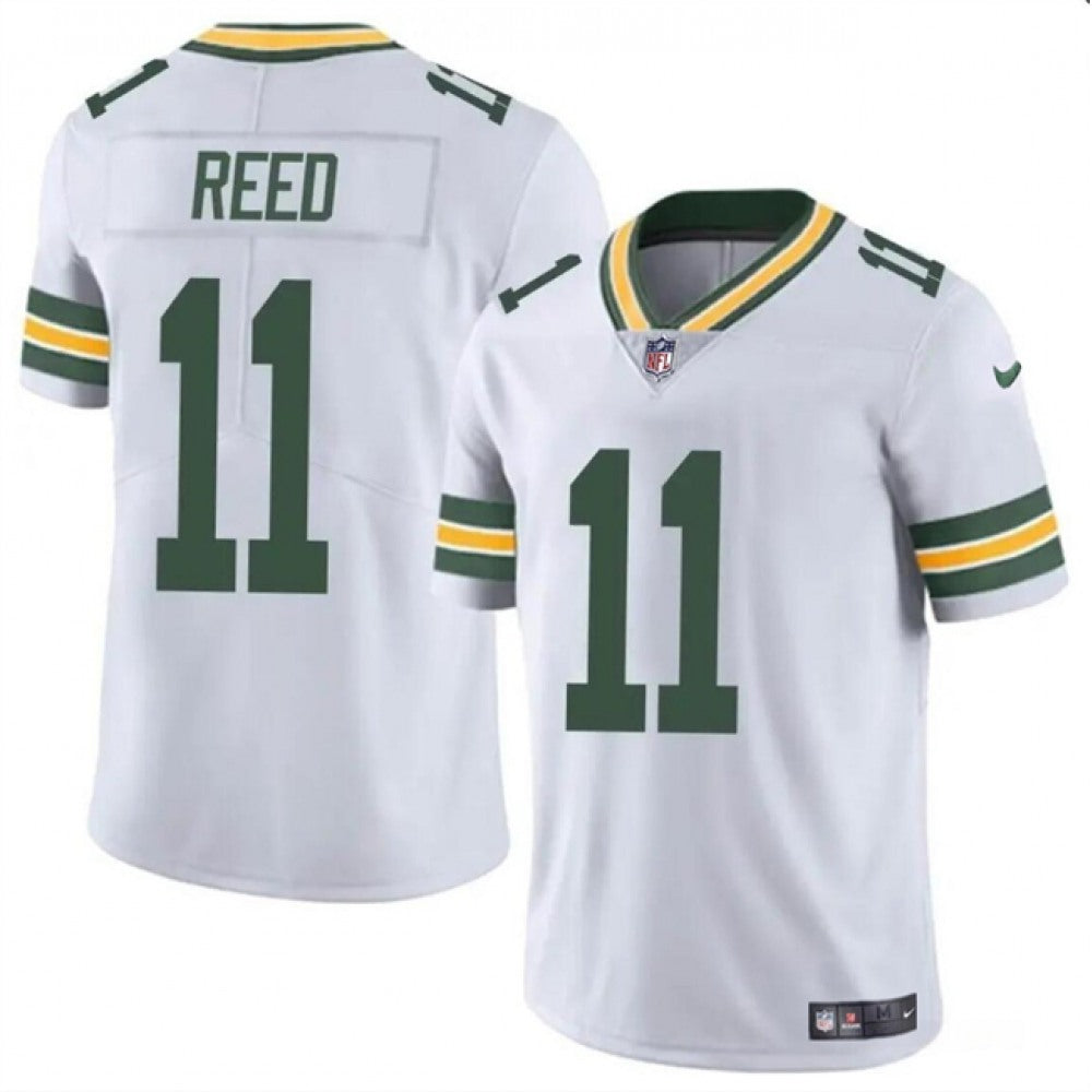 Men's Green Bay Packers #11 Jayden Reed White Vapor Untouchable Stitched Jersey 
