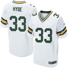 Packers #33 Micah Hyde White Men's Stitched NFL Elite Jersey 