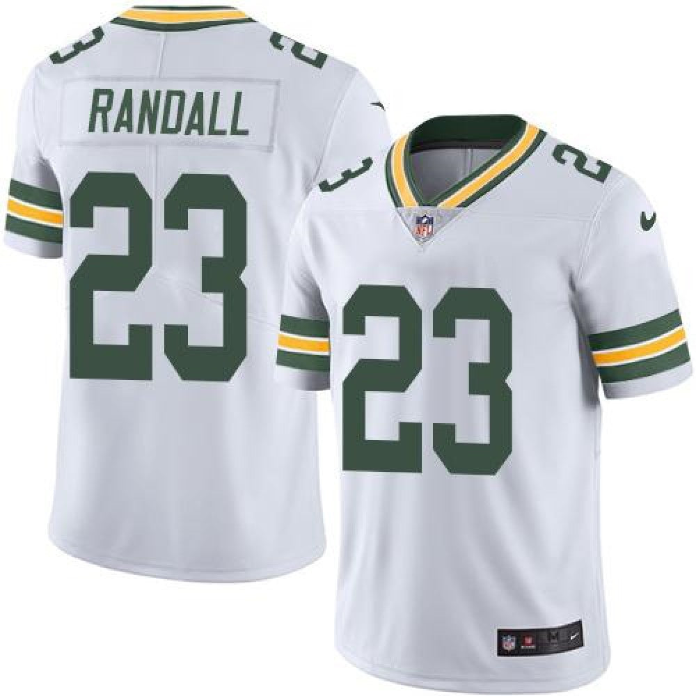 Packers #23 Damarious Randall White Men's Stitched NFL Limited Rush Jersey 