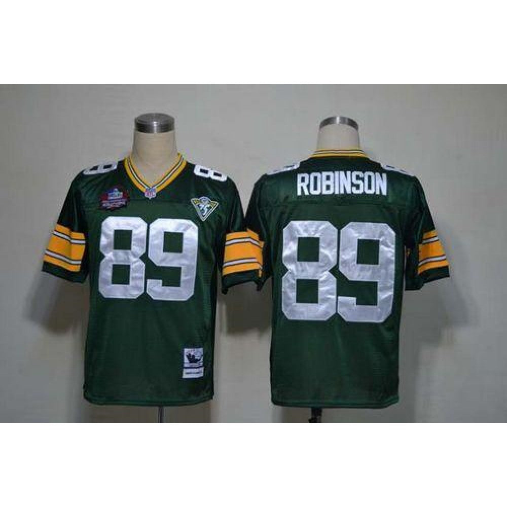 Mitchell And Ness Packers #89 Dave Robinson Green Throwback Stitched NFL Jersey 