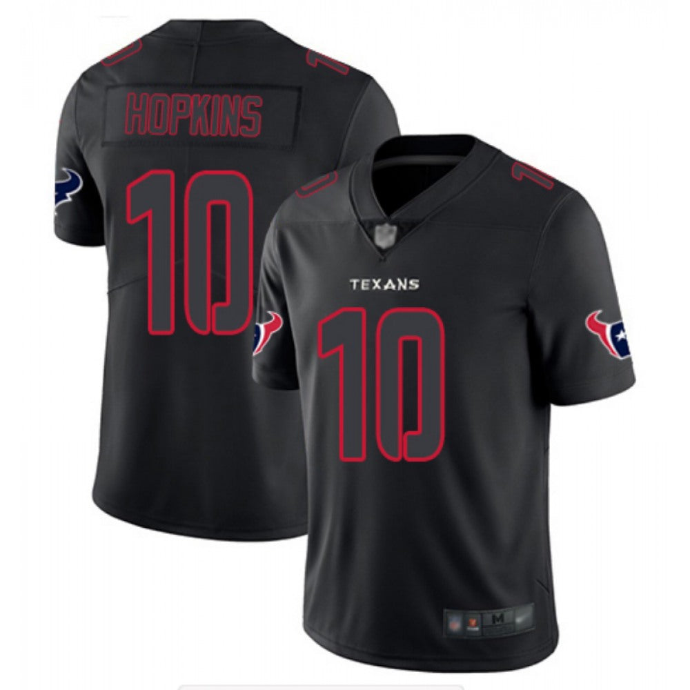 Men's Houston Texans #10 DeAndre Hopkins Black Impact Limited Stitched NFL Jersey 