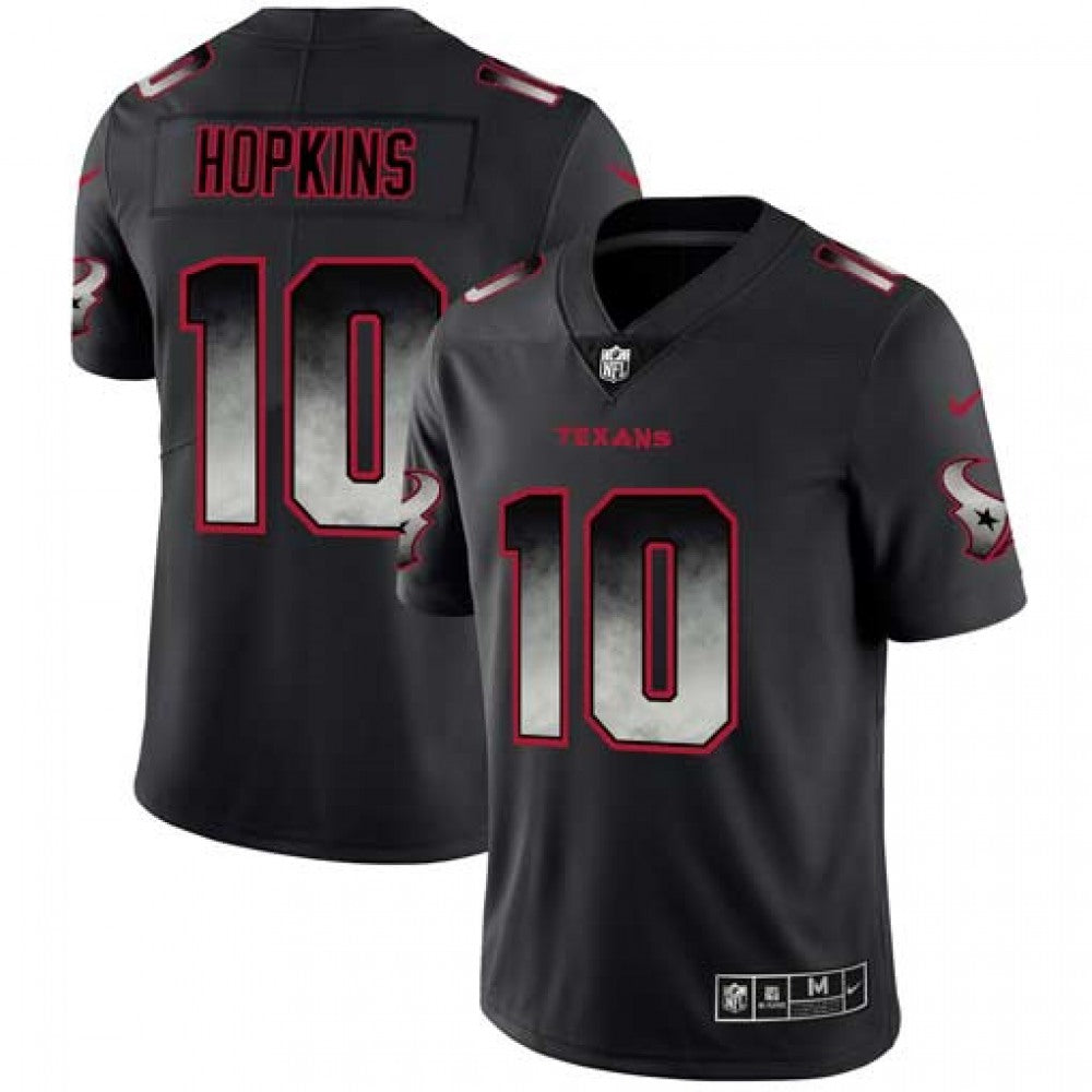 Men's Houston Texans #10 DeAndre Hopkins Black 2019 Smoke Fashion Limited Stitched NFL Jersey 