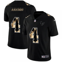 Men's Houston Texans #4 Deshaun Watson 2019 Black Statue of Liberty Limited Stitched NFL Jersey 